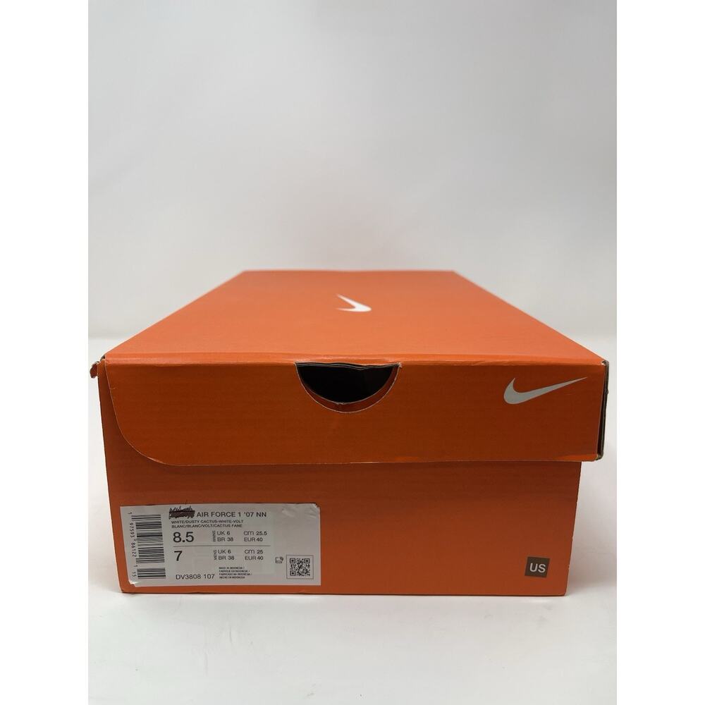 Nike‎ Air Force Women's 8.5 1, 07 NN Cactus-White-Volt DV3808 107 Retail $150 - Picture 10 of 10